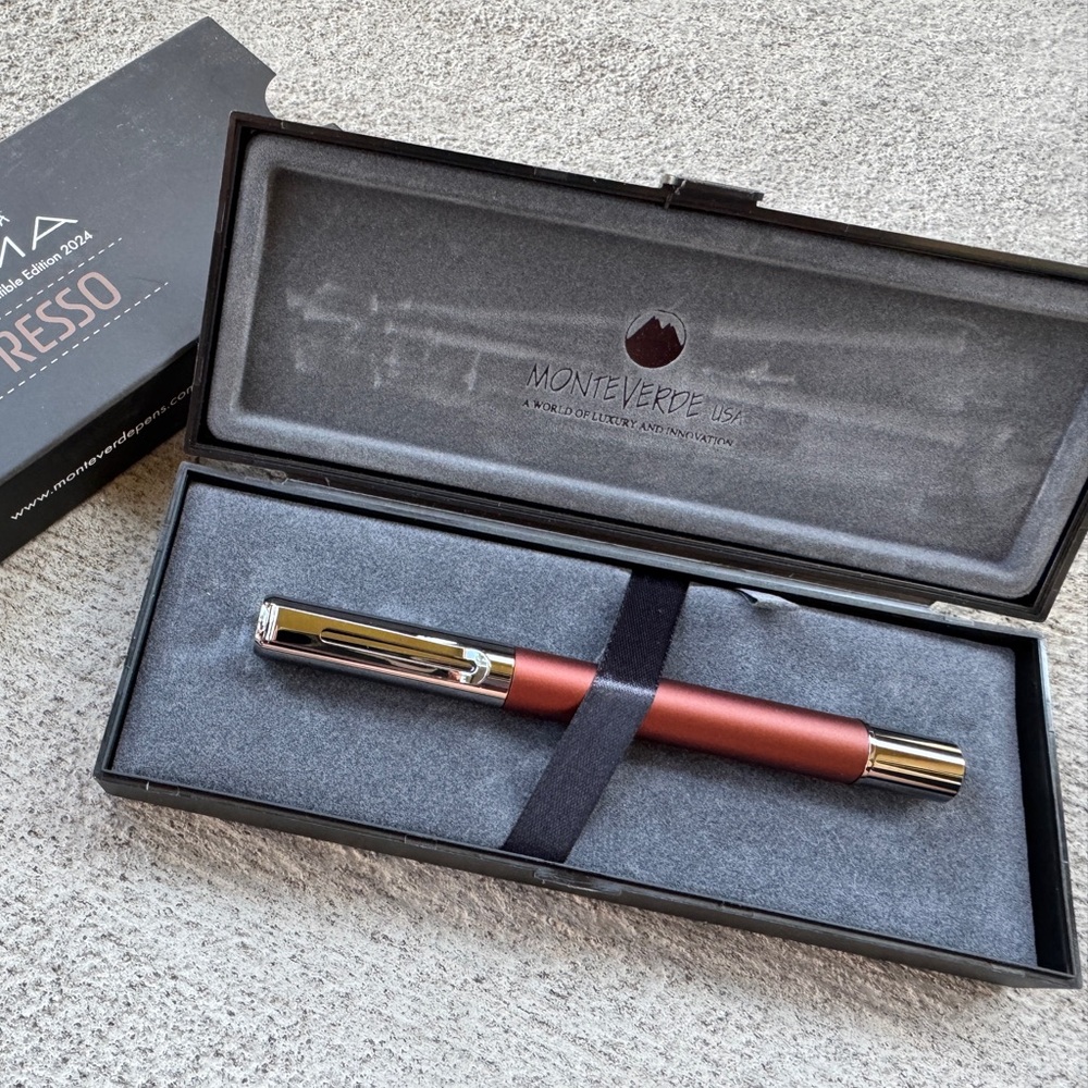 Monteverde USA Ritma 2024 Special Edition Anodized Fountain Pen in Espresso